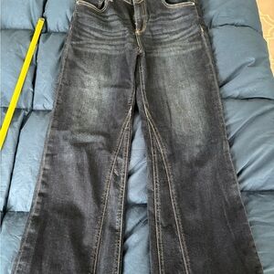 Risen Aspen Twisted Seam Ankle Flare Jean